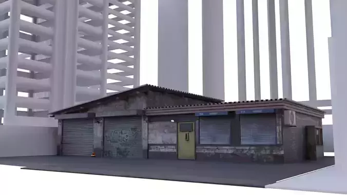 Urban Repair Garage for scenes and Games