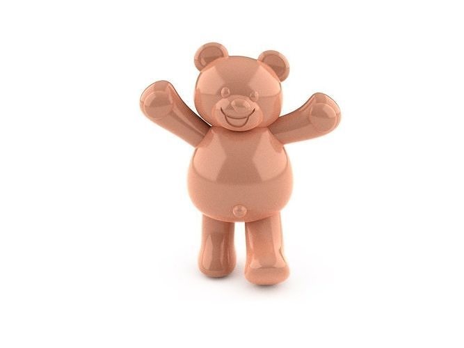 Teddybear toys 3D model Free 3D print model