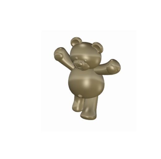 Teddybear toys 3D model Free 3D print model_3