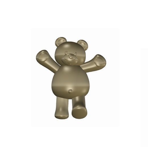 Teddybear toys 3D model Free 3D print model_1