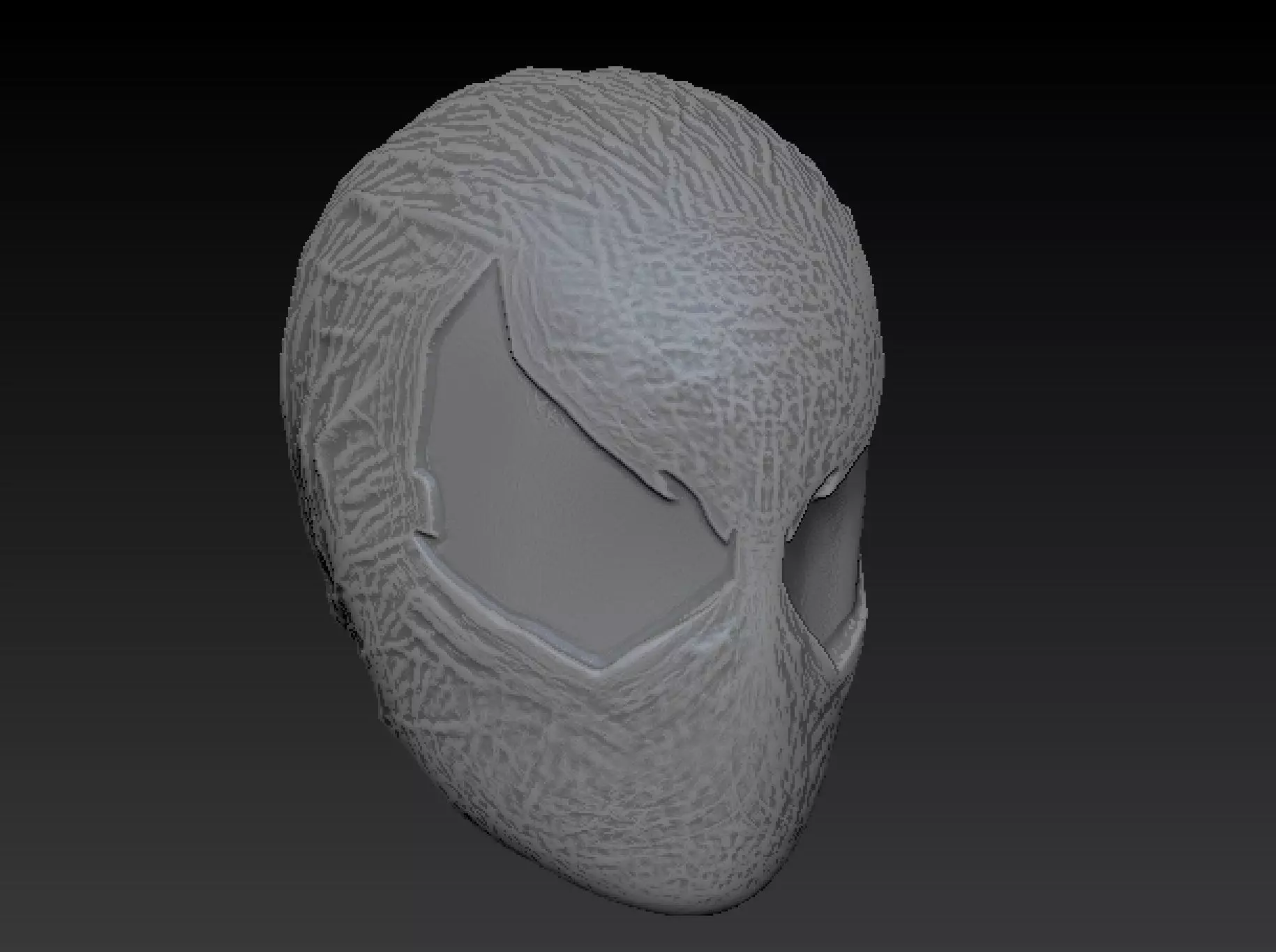 symbiote spiderman v4 headsculpt 3D print model