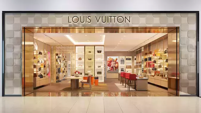 Louis Vuitton 3D Store 3D model 7 3D model