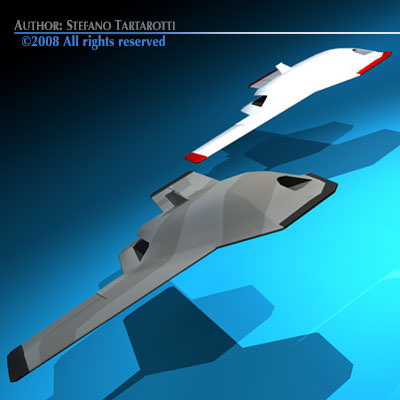 Ucav Drone 3D model_3