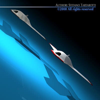 Ucav Drone 3D model_1