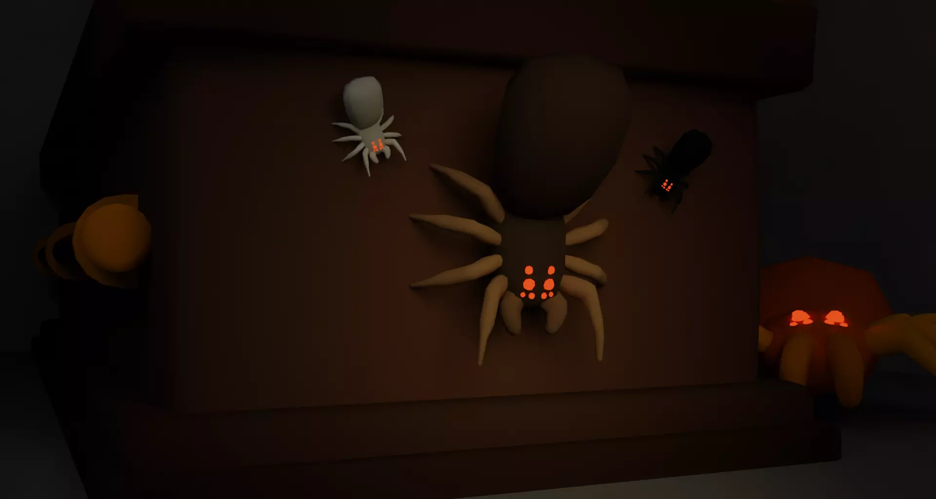 Low Poly Spider Free low-poly 3D model