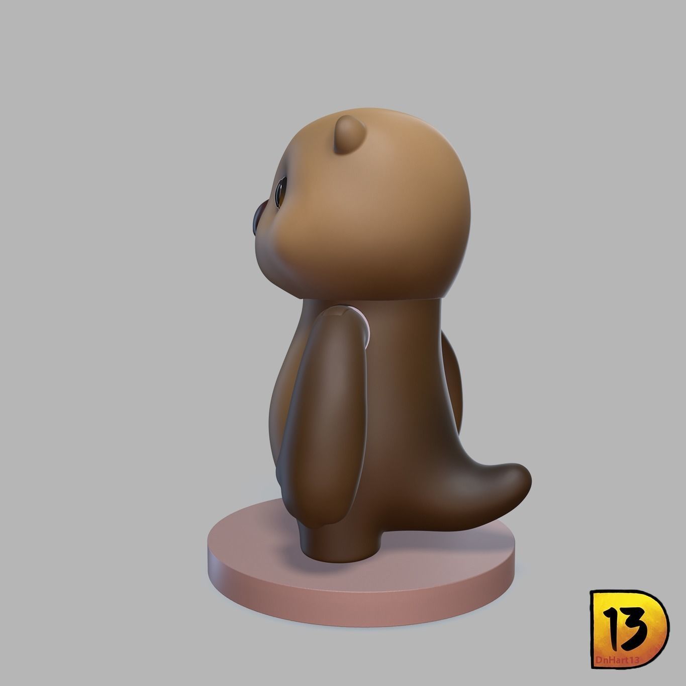 Party Animal Otta Otter 3D print model_2