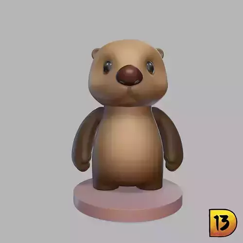 Party Animal Otta Otter 3D print model