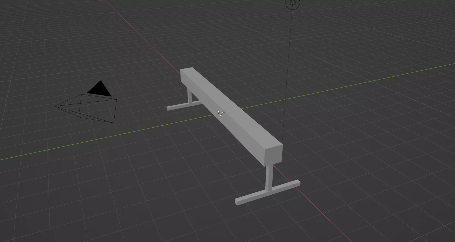 Balance beam Free 3D model