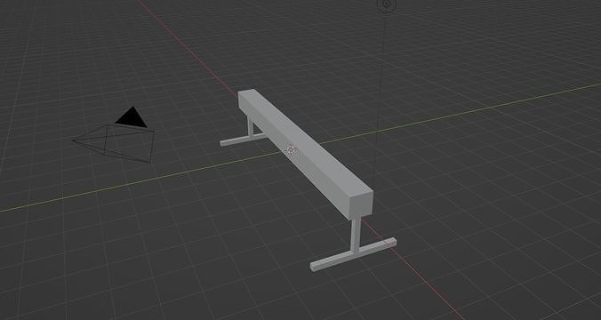 Balance beam Free 3D model
