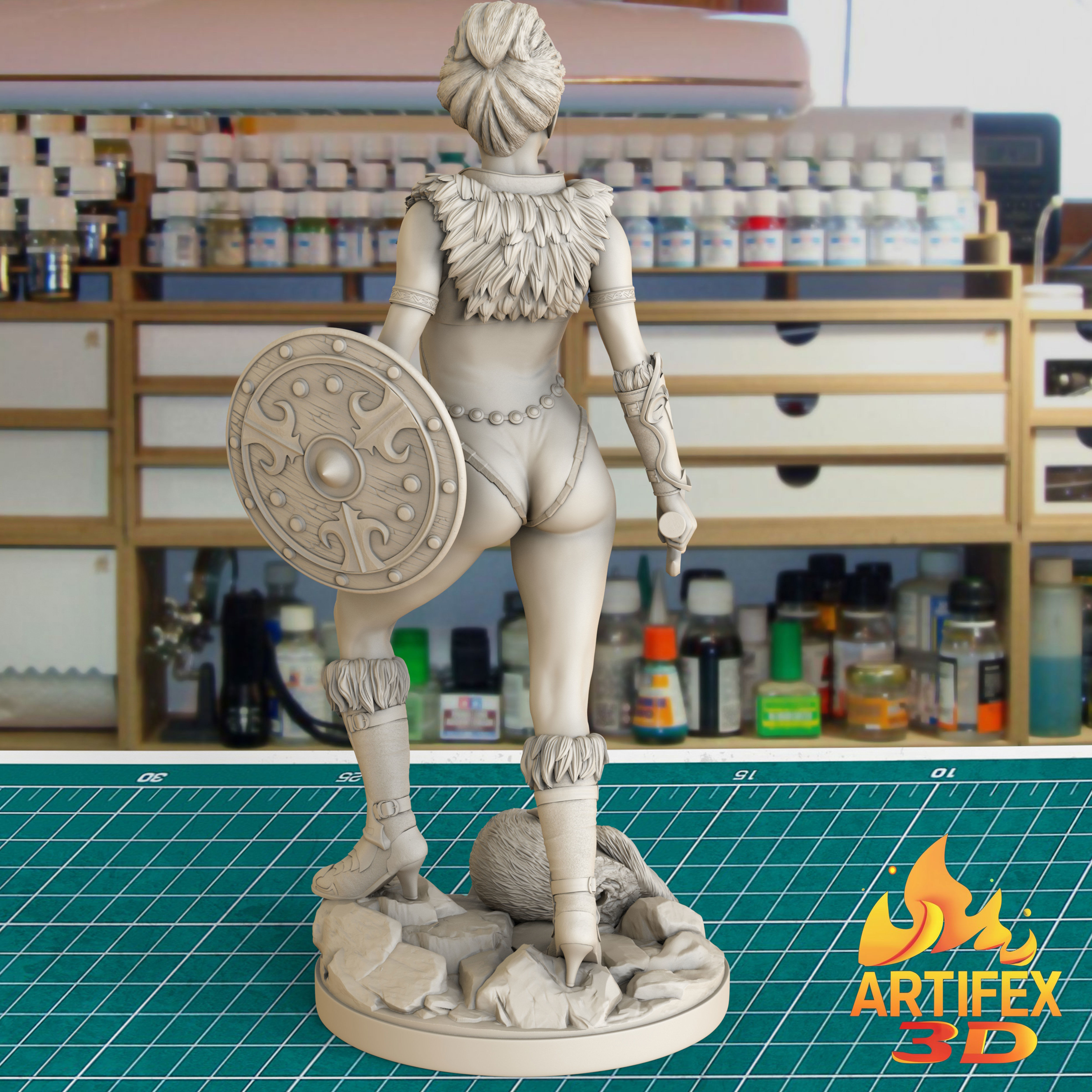 Teela  He-Man 3D print model_14
