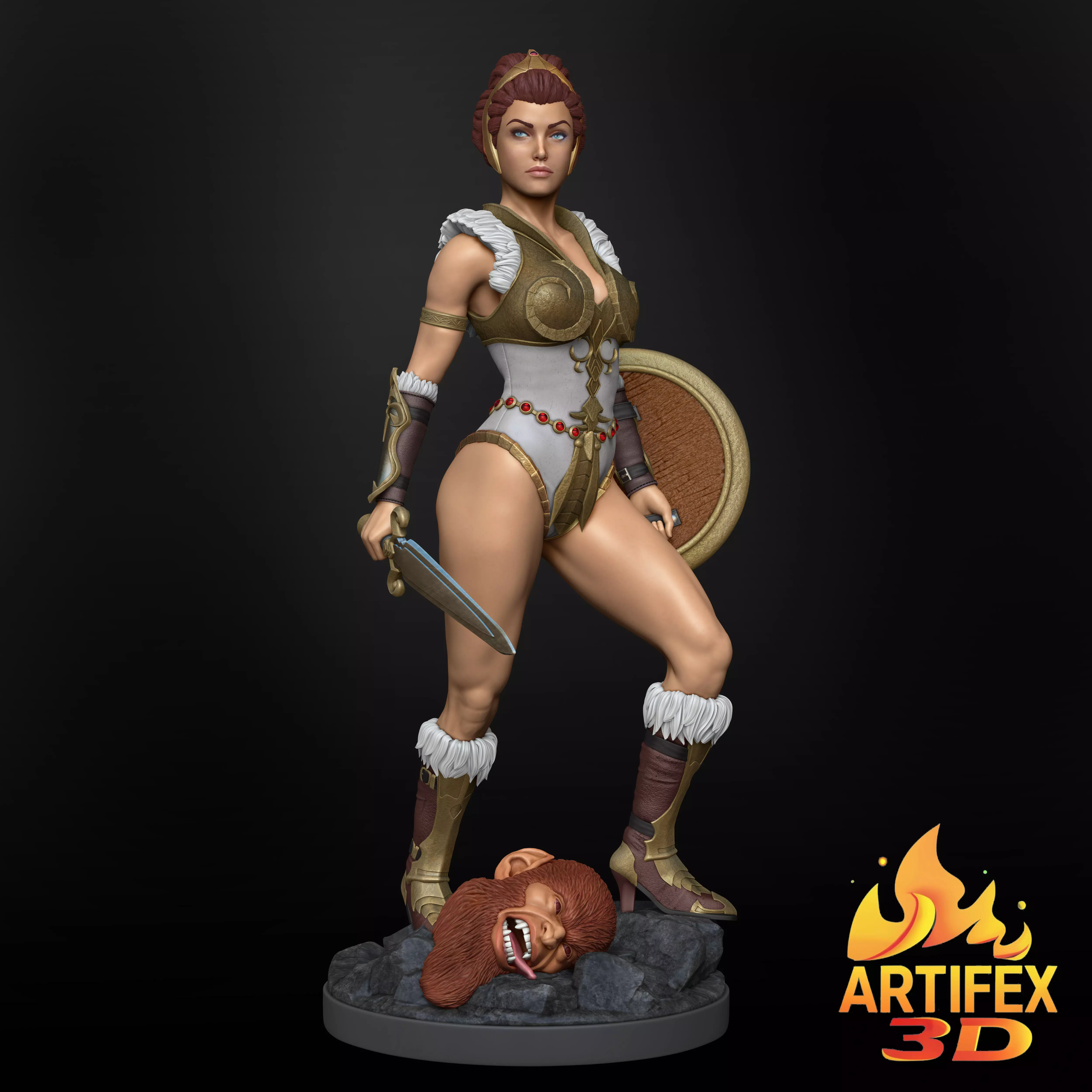 Teela  He-Man 3D print model_0
