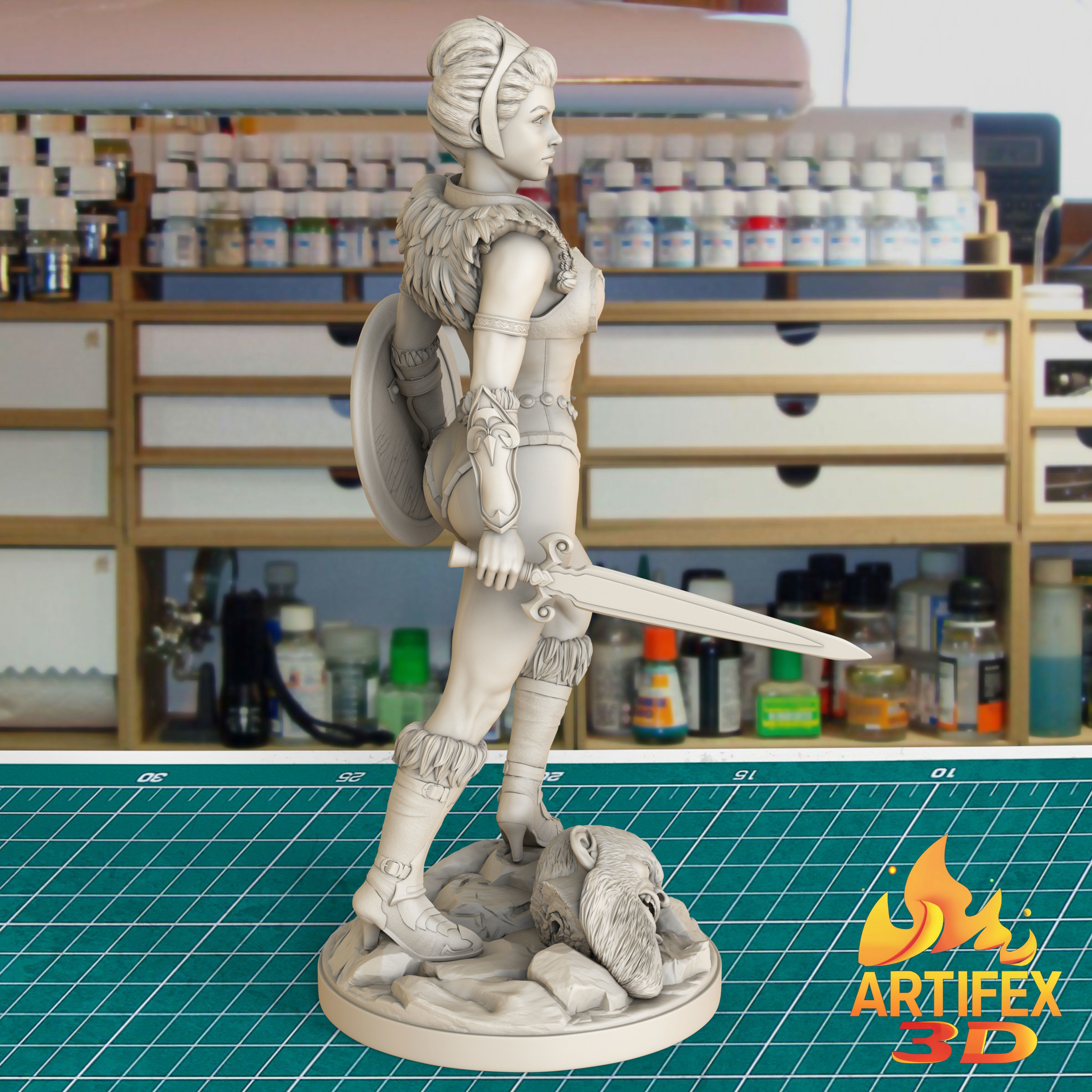Teela  He-Man 3D print model_17