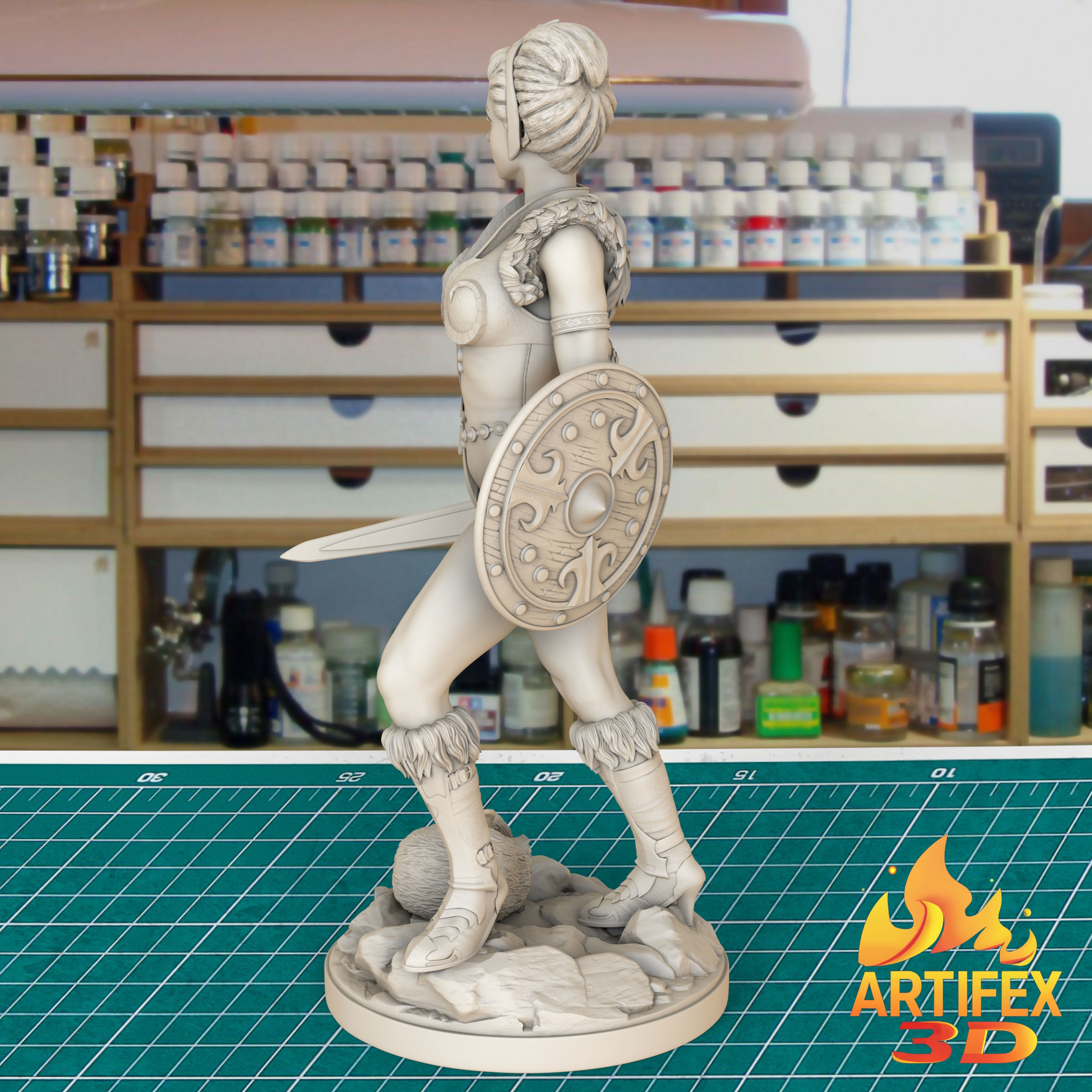 Teela  He-Man 3D print model_8