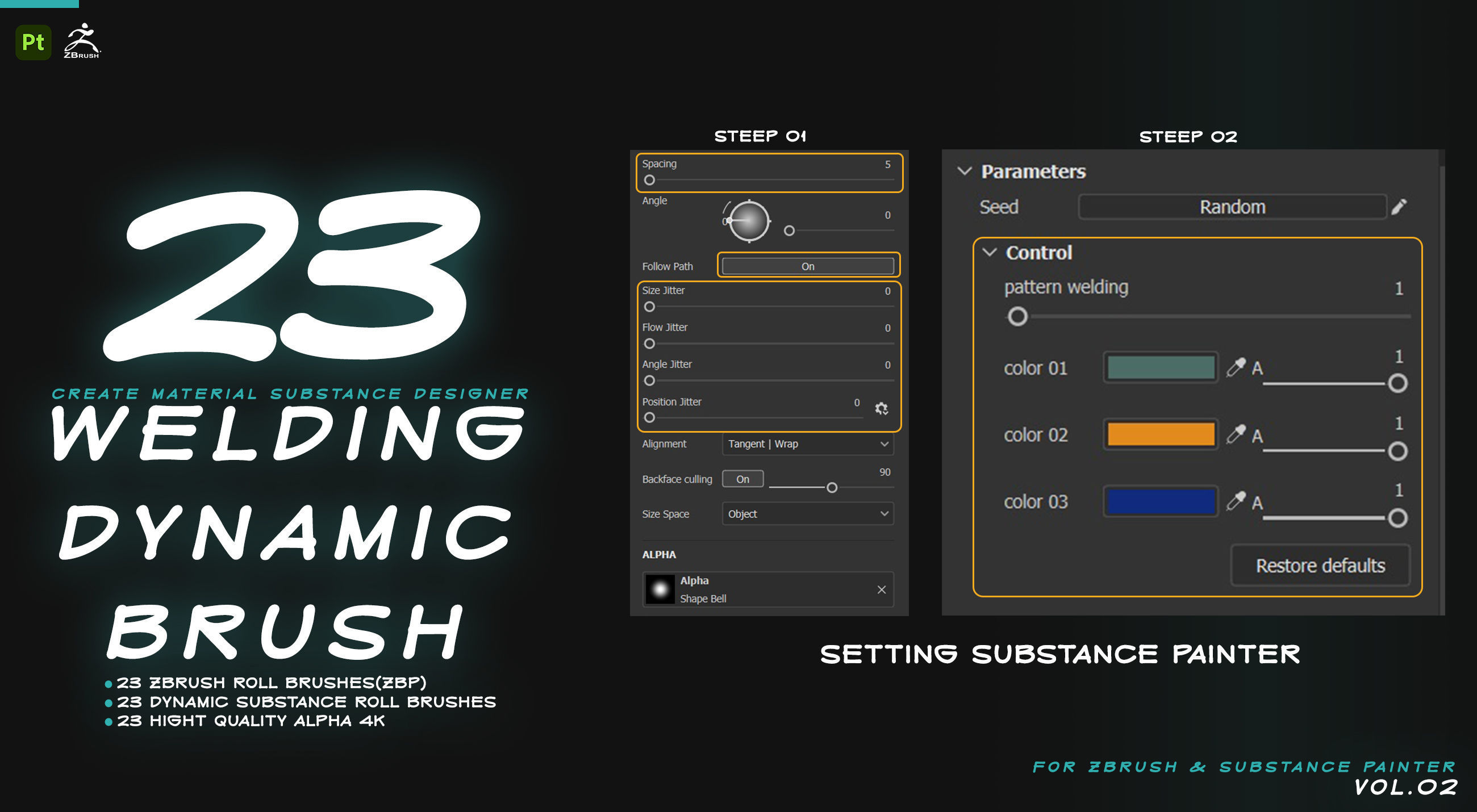 23 Welding Dynamic Brush In Zbrush And Substance Painter Vol 01 Texture_3