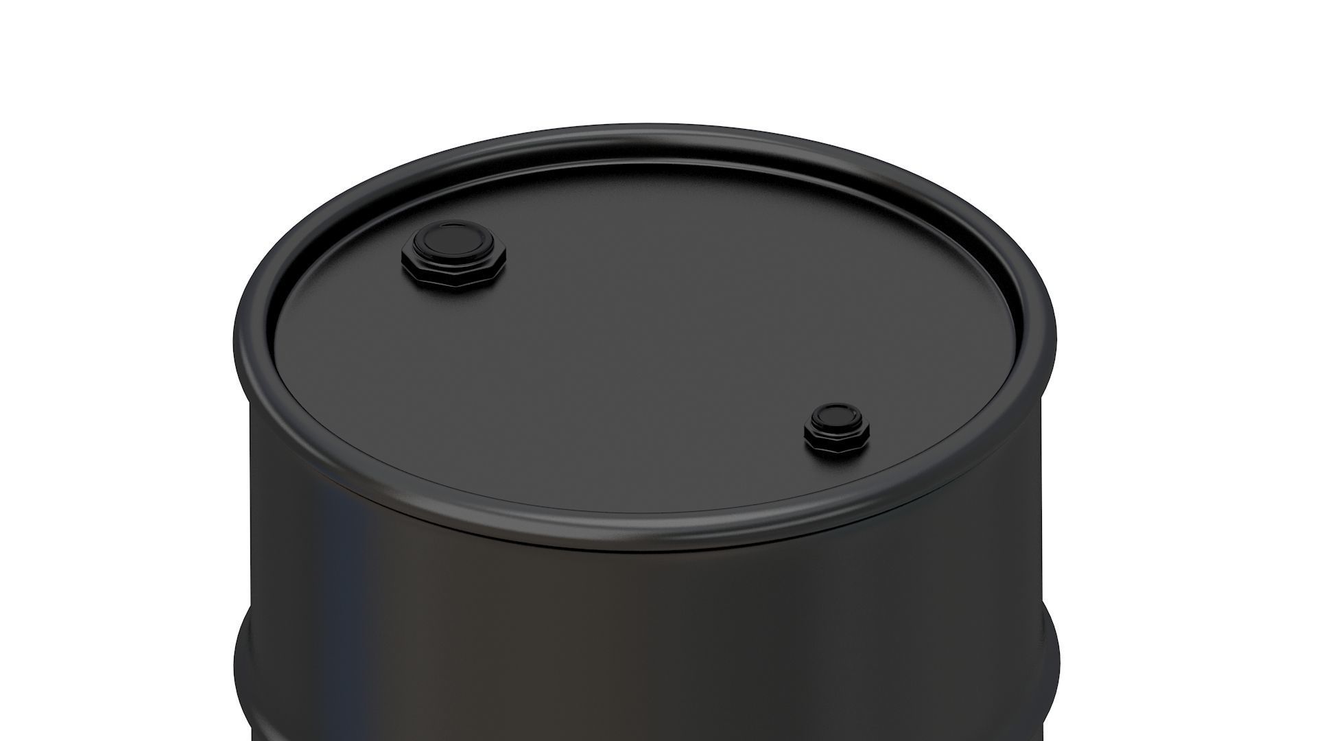 Barrel Black 3D model_5