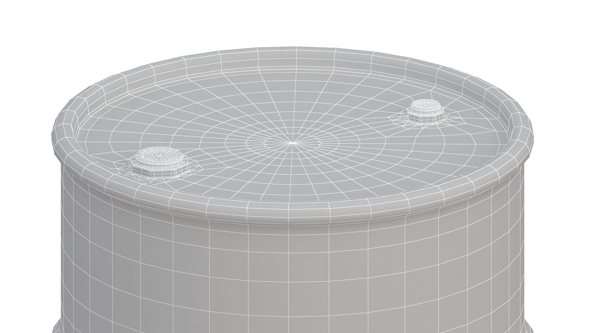 Barrel Black 3D model_8