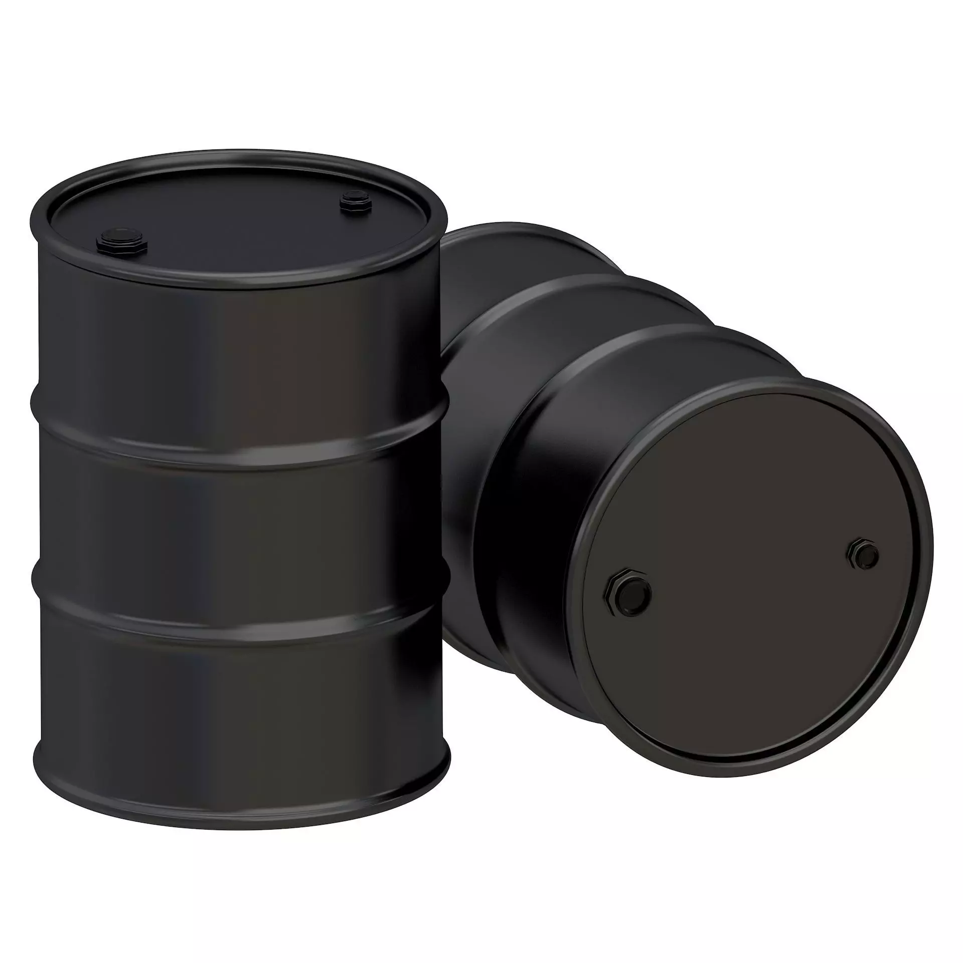 Barrel Black 3D model_0