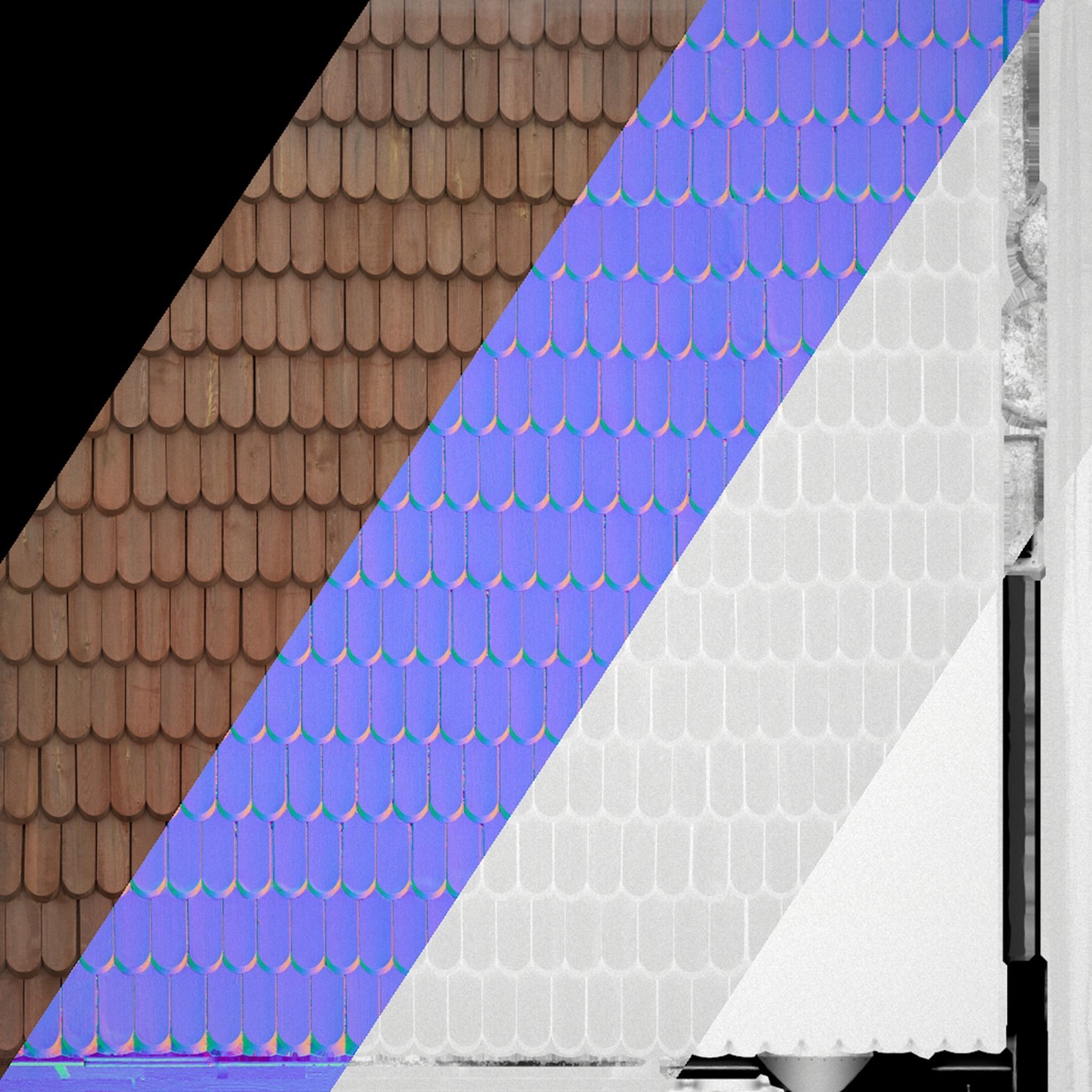 Medieval House Cottage Skyscraper Low-poly 3D model_43