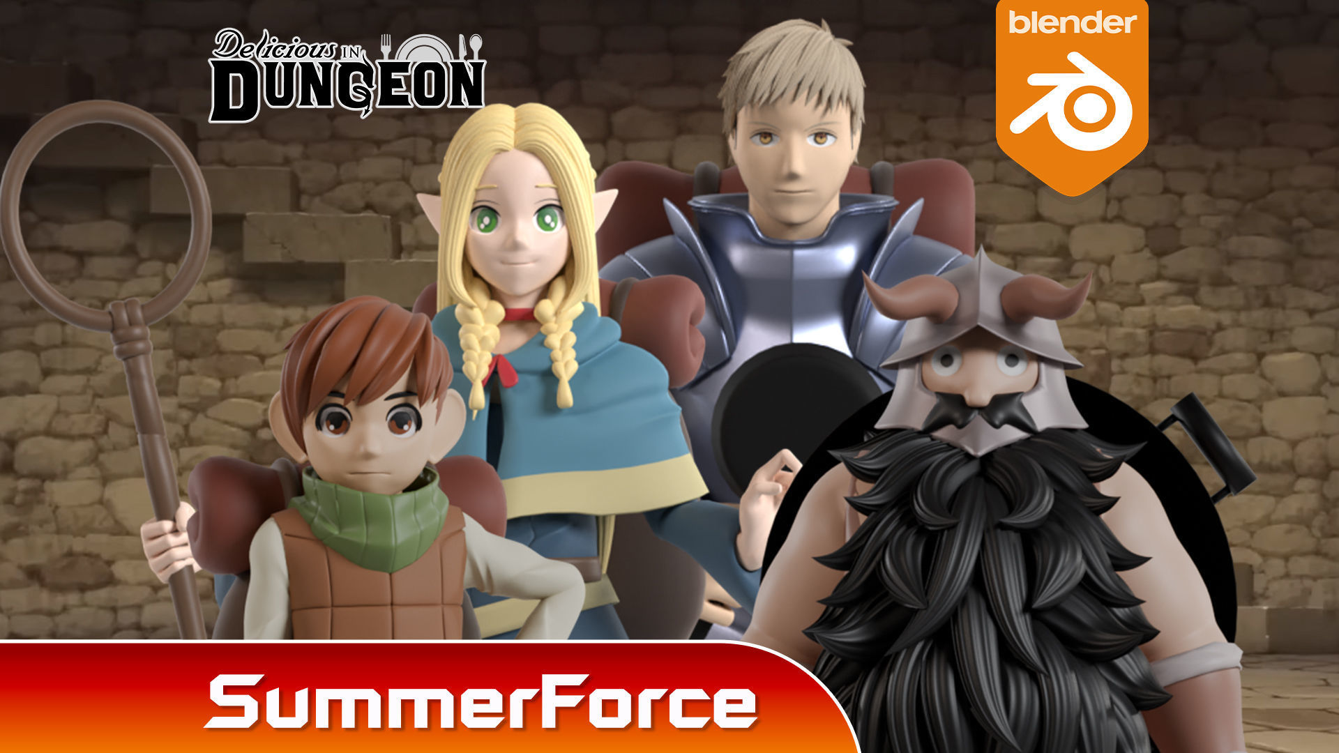 Laios Touden -  Delicious in Dungeon 3D model_3