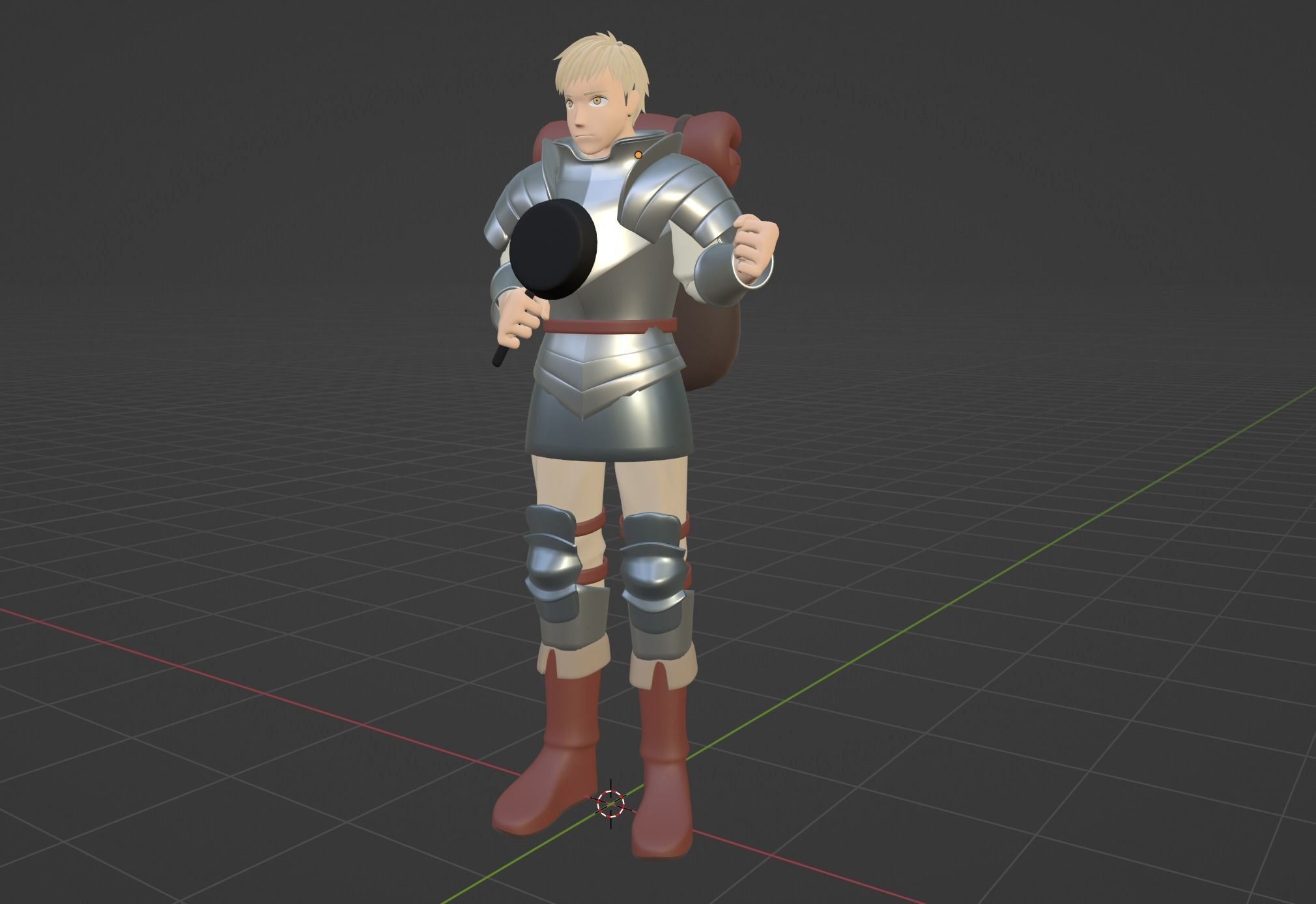 Laios Touden -  Delicious in Dungeon 3D model_6