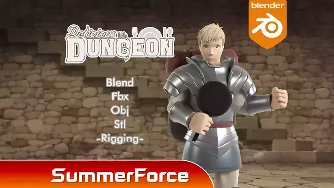 Laios Touden -  Delicious in Dungeon 3D model