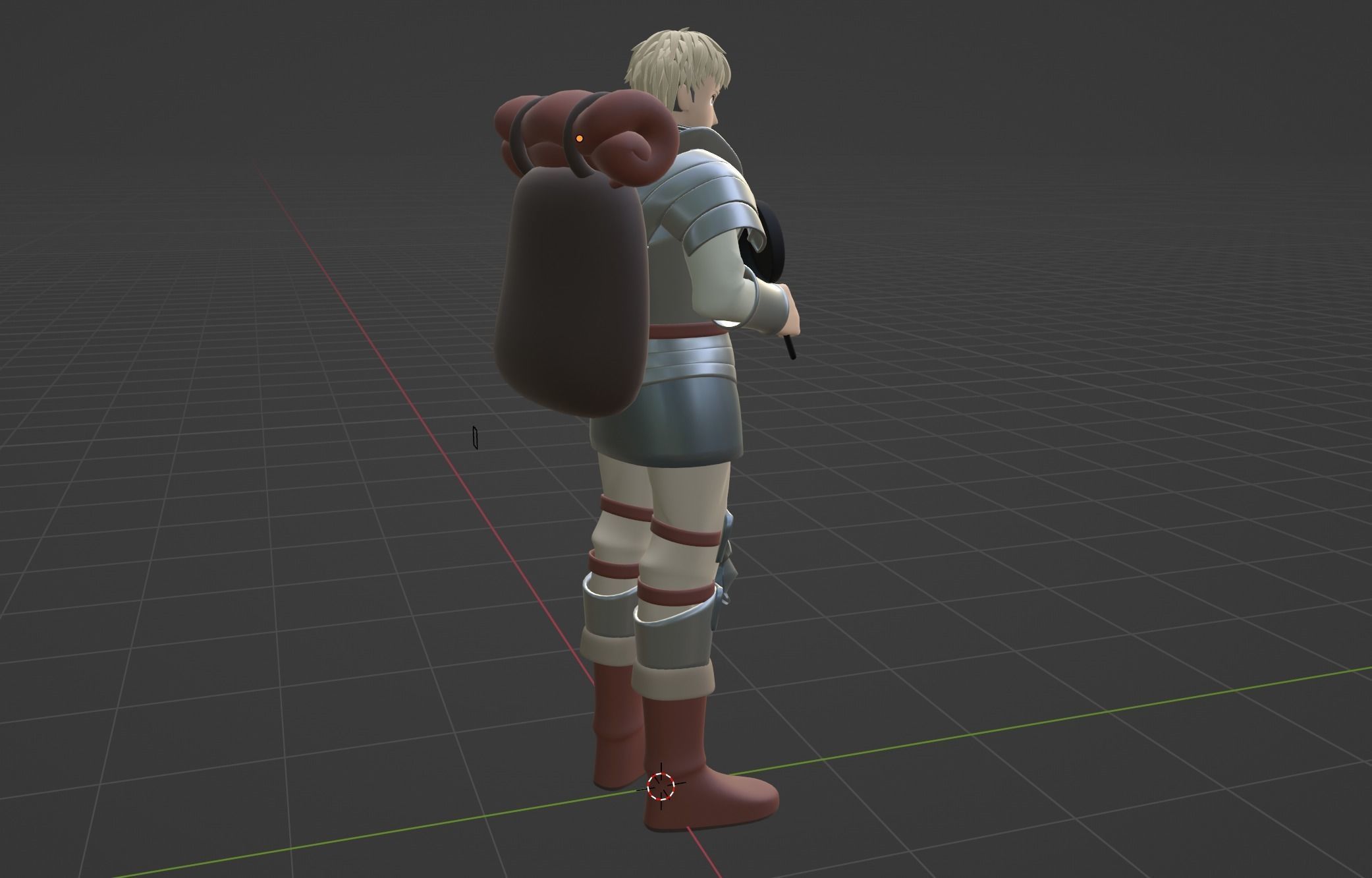 Laios Touden -  Delicious in Dungeon 3D model_8