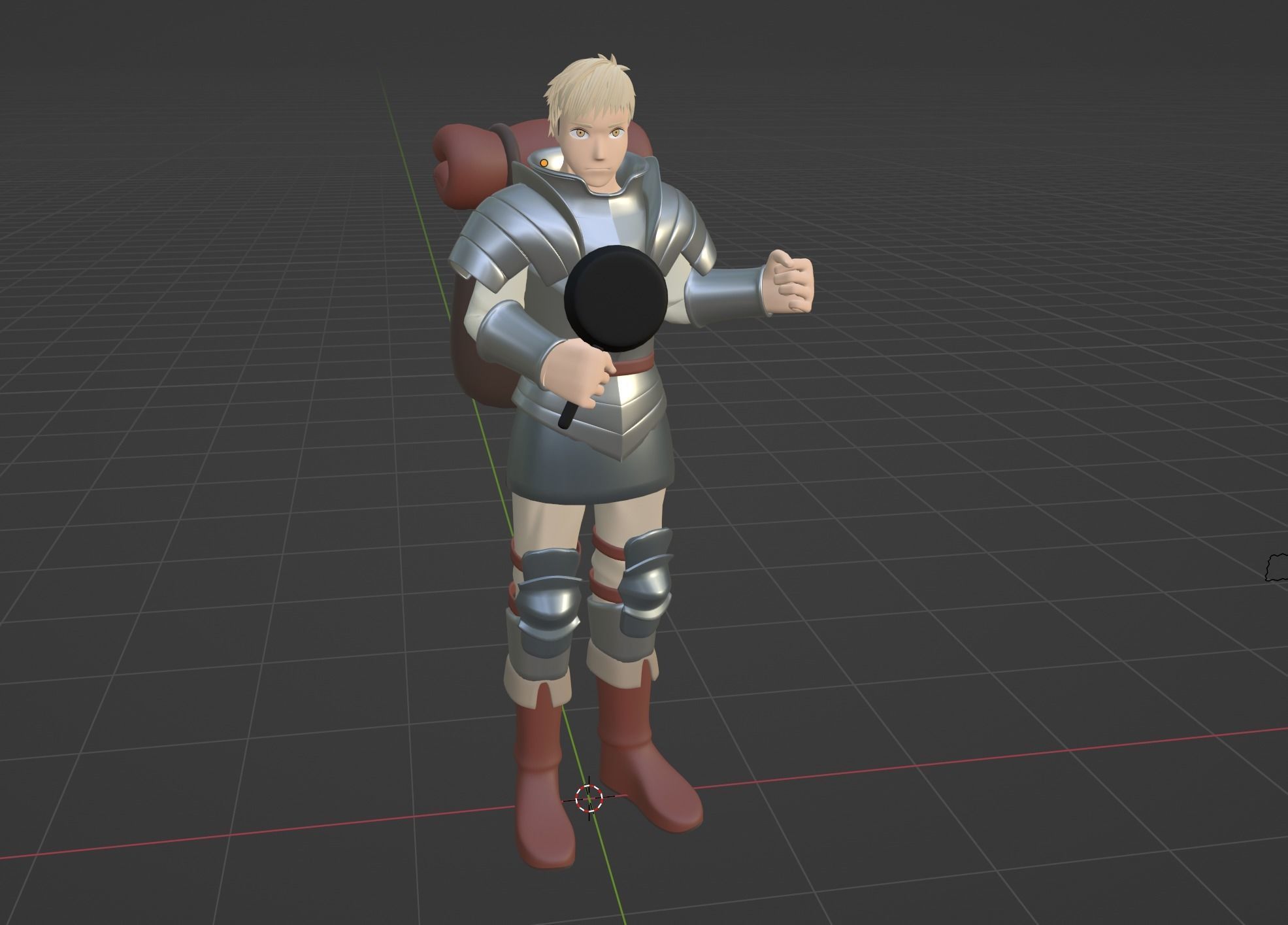 Laios Touden -  Delicious in Dungeon 3D model_5
