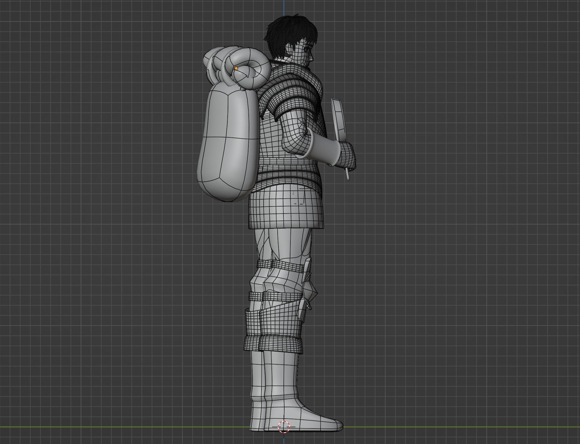 Laios Touden -  Delicious in Dungeon 3D model_13
