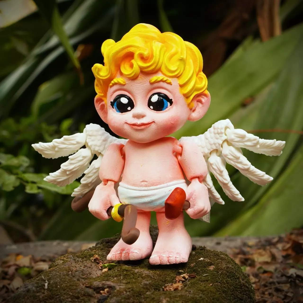 PRINT IN PLACE CUTE FLEXI CUPID 3D print model_0