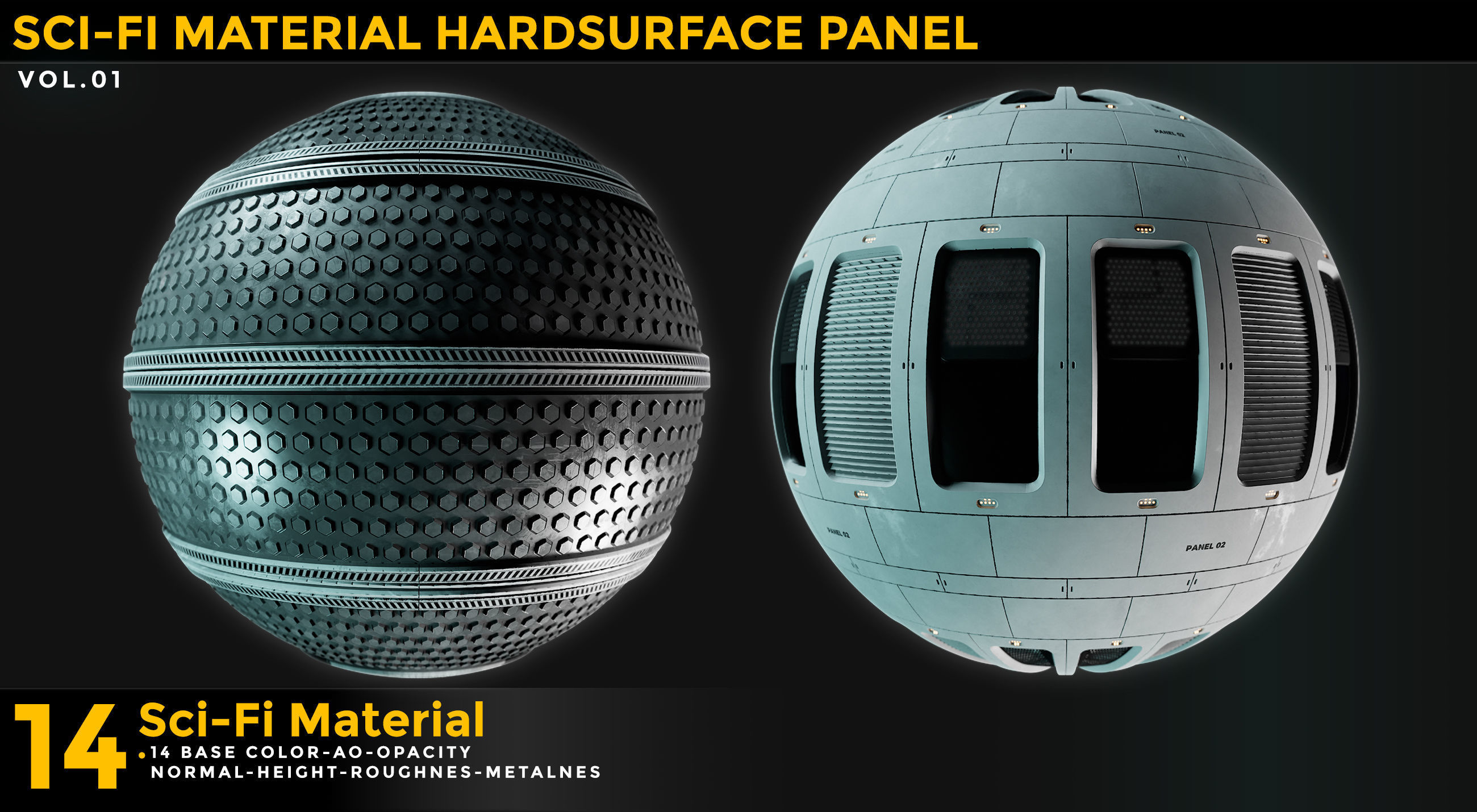 14 SCIFI MATERIAL HARDSURFACE VOL 01 Texture_4