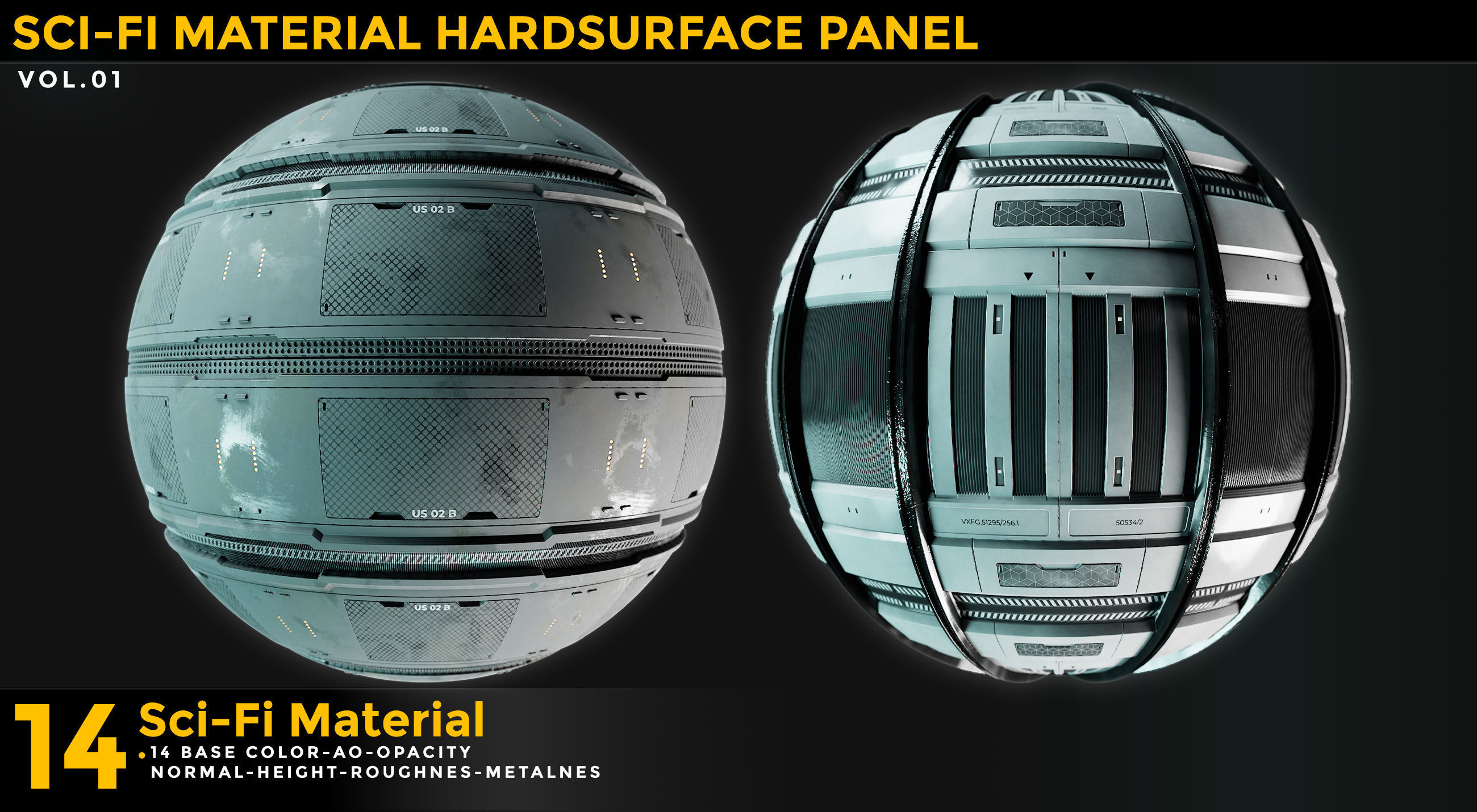 14 SCIFI MATERIAL HARDSURFACE VOL 01 Texture_1