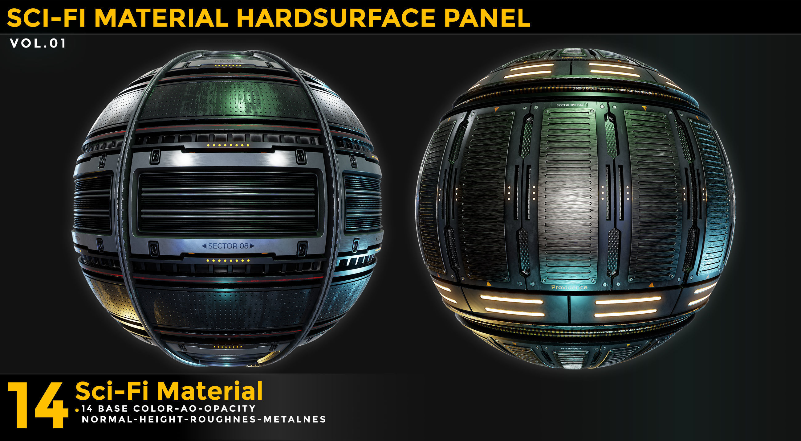 14 SCIFI MATERIAL HARDSURFACE VOL 01 Texture_7