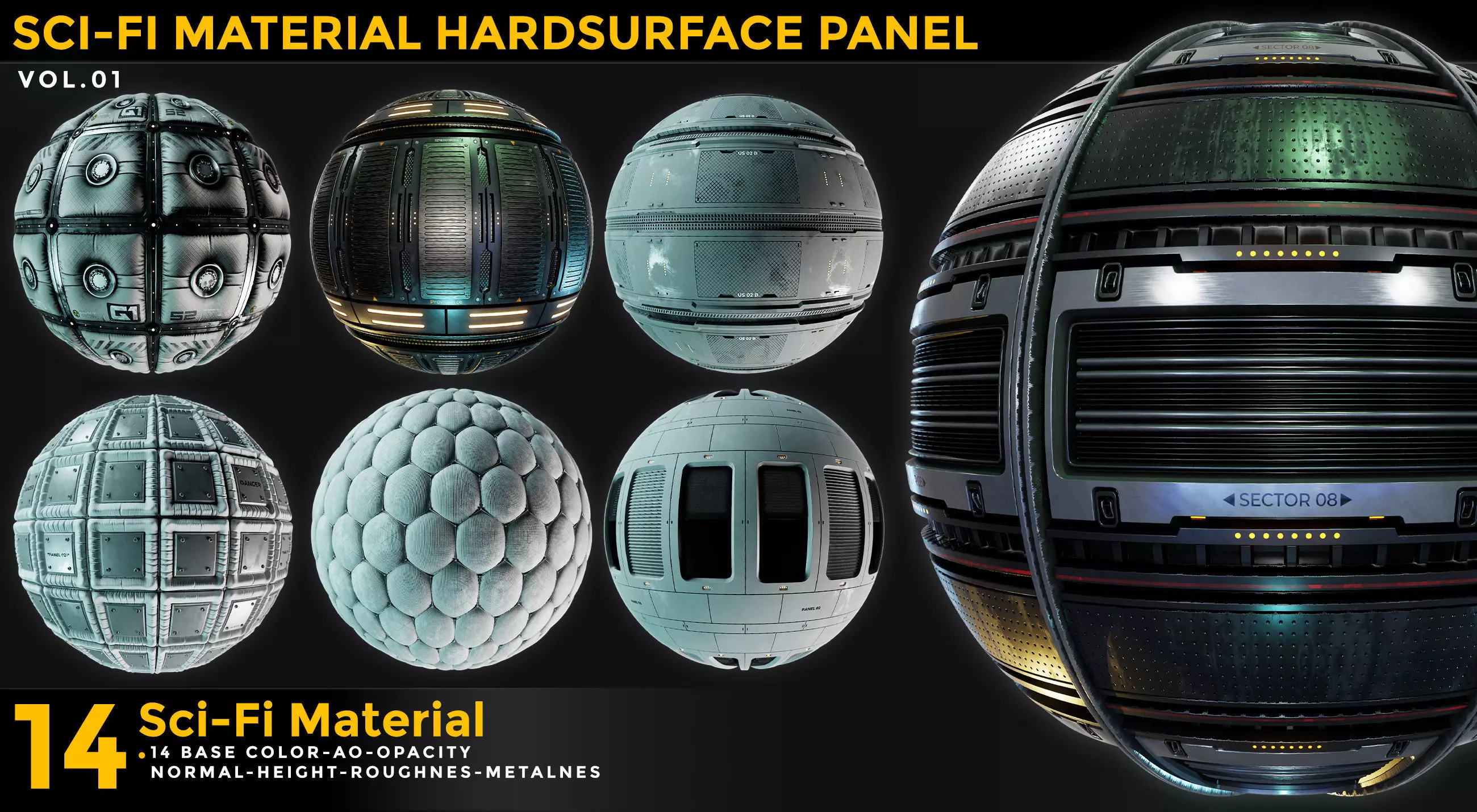 14 SCIFI MATERIAL HARDSURFACE VOL 01 Texture_0
