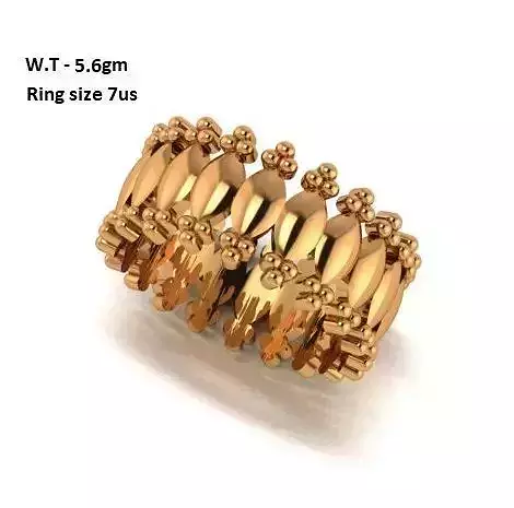 Golden Spike Ring