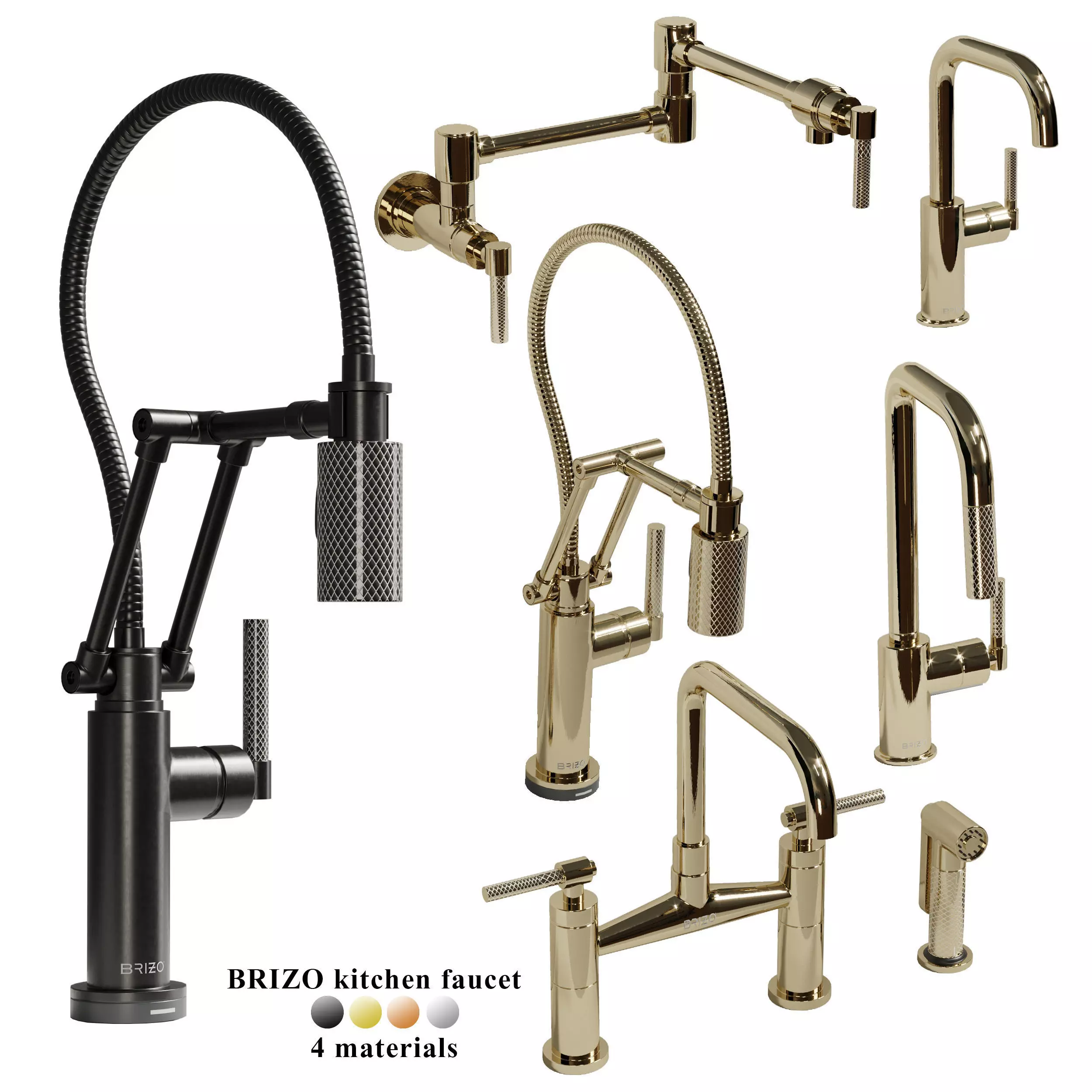 Brizo bathroom faucet Low-poly 3D model