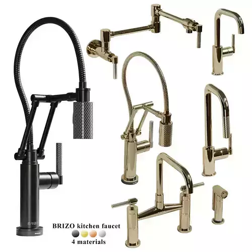 Brizo bathroom faucet Low-poly 3D model