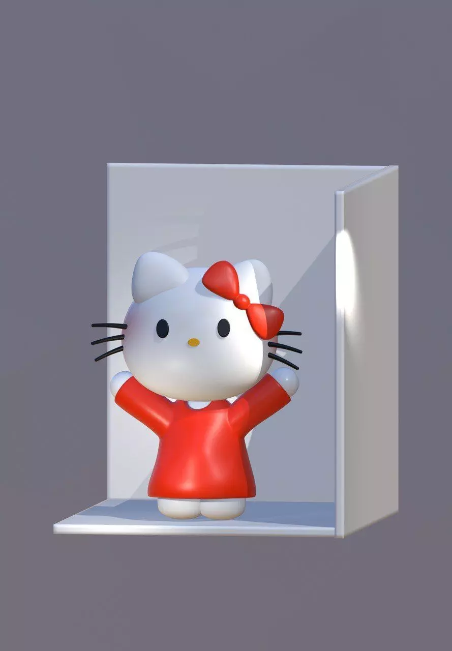 3d Hello Kitty 3D model_0