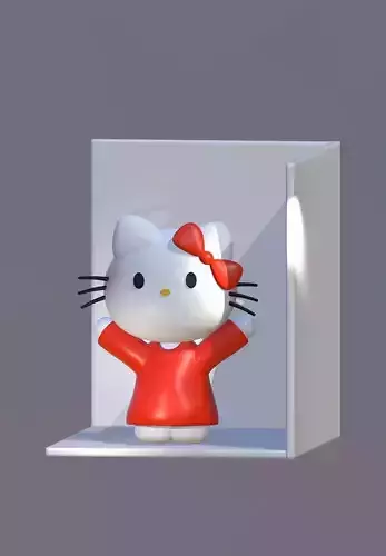 3d Hello Kitty 3D model