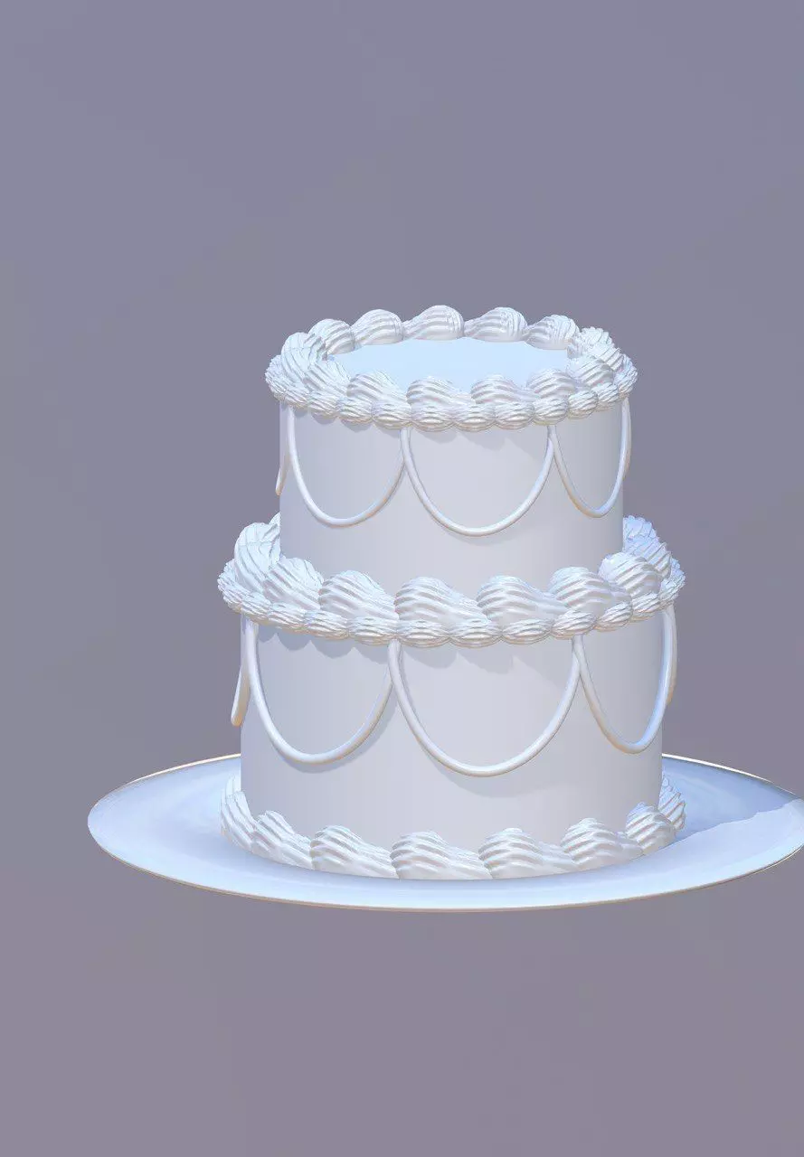 Wedding Cake  3D model_0