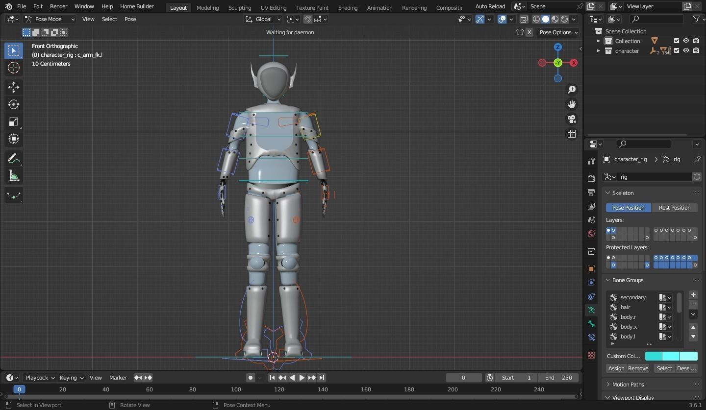 Robot 3D model_3
