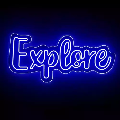 Explore Neon Sign