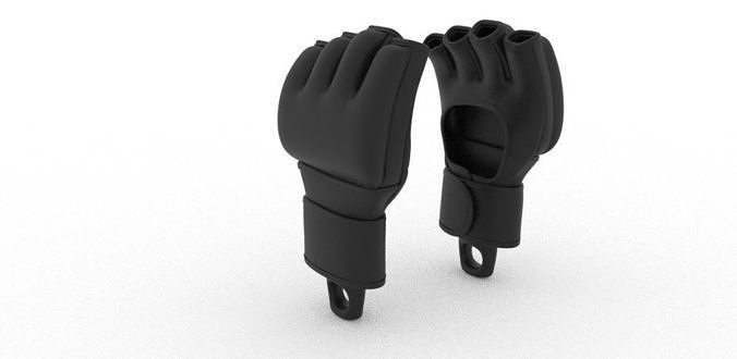 UFC Gloves keychain Free 3D print model