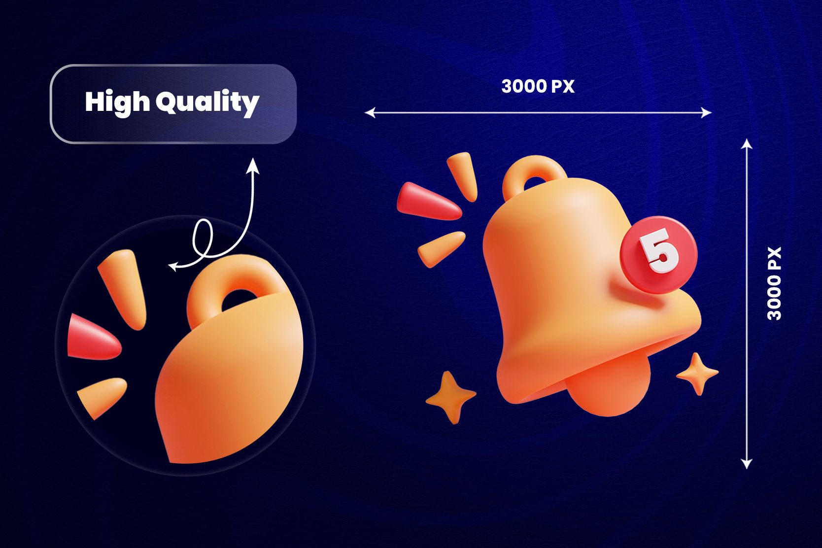 Online marketing 3d Illustration  Icon Pack 3D model_4