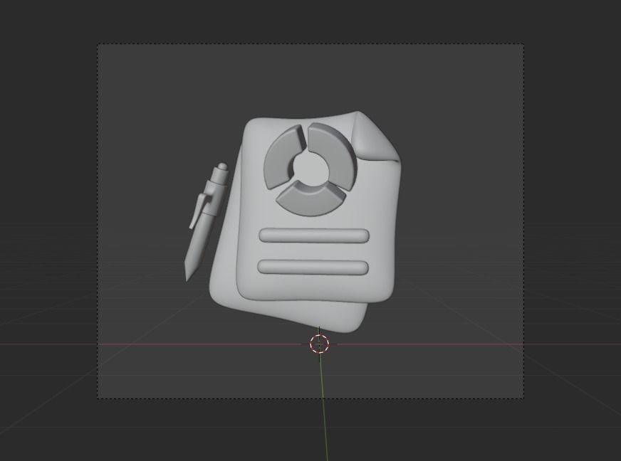 Online marketing 3d Illustration  Icon Pack 3D model_48