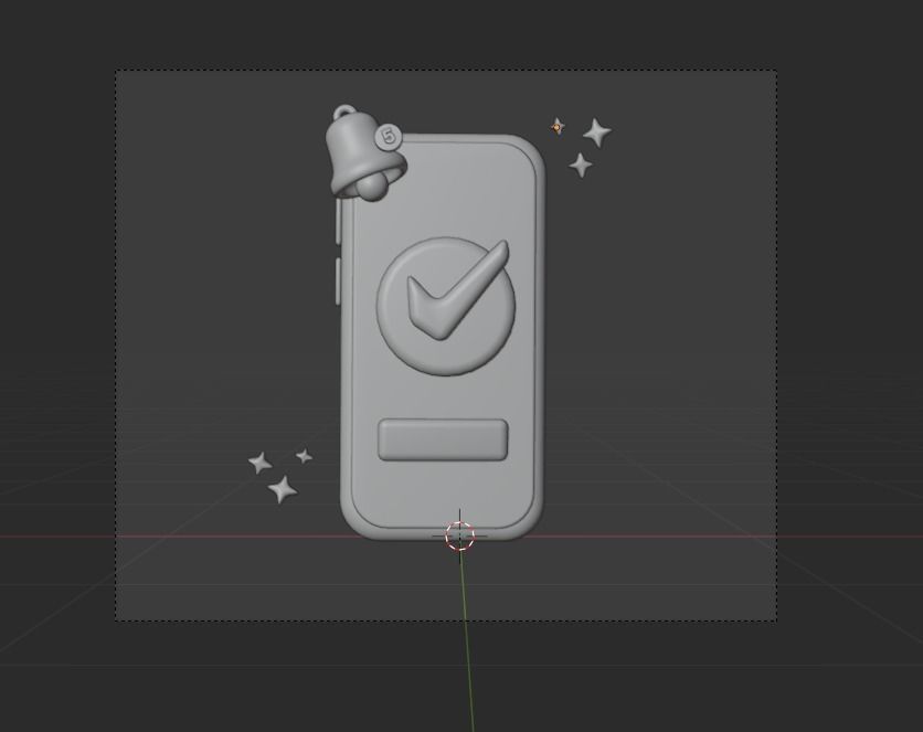 Online marketing 3d Illustration  Icon Pack 3D model_10