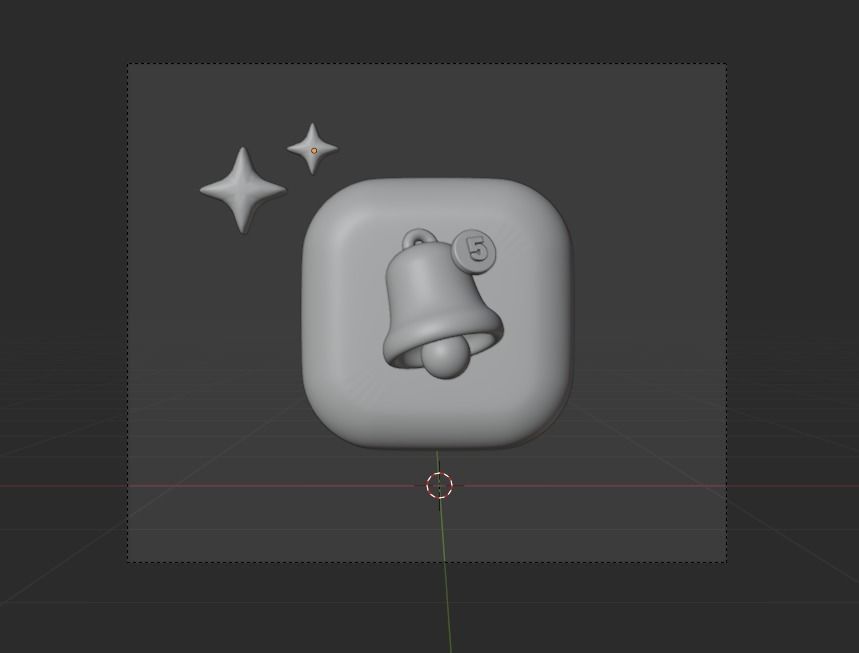 Online marketing 3d Illustration  Icon Pack 3D model_21