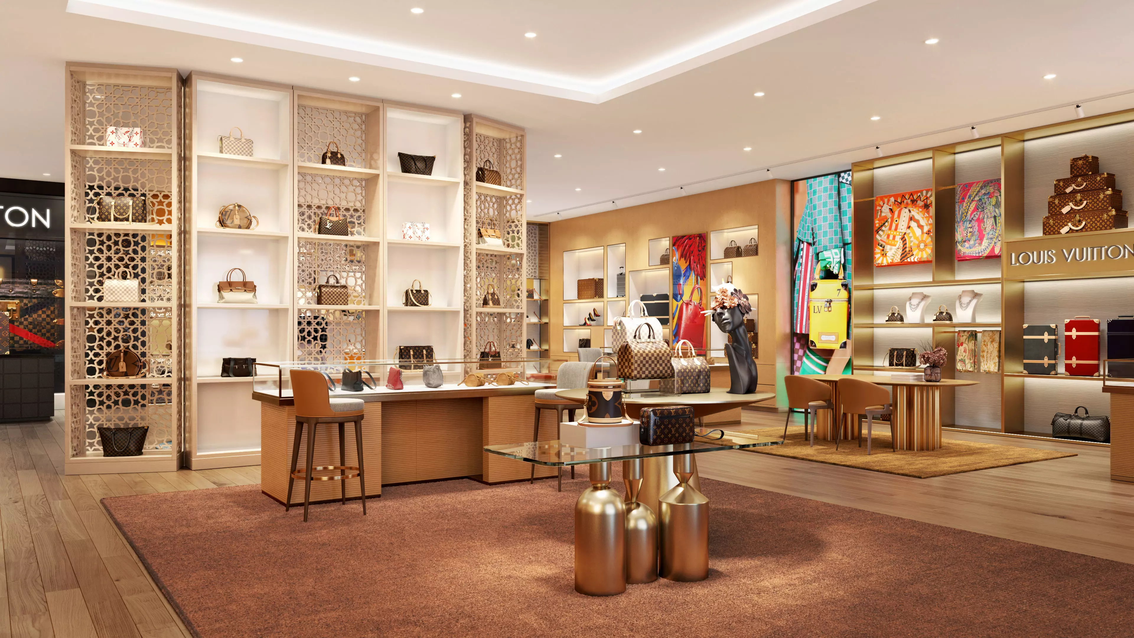 Louis Vuitton 3D Store 3D model 10 3D model_0