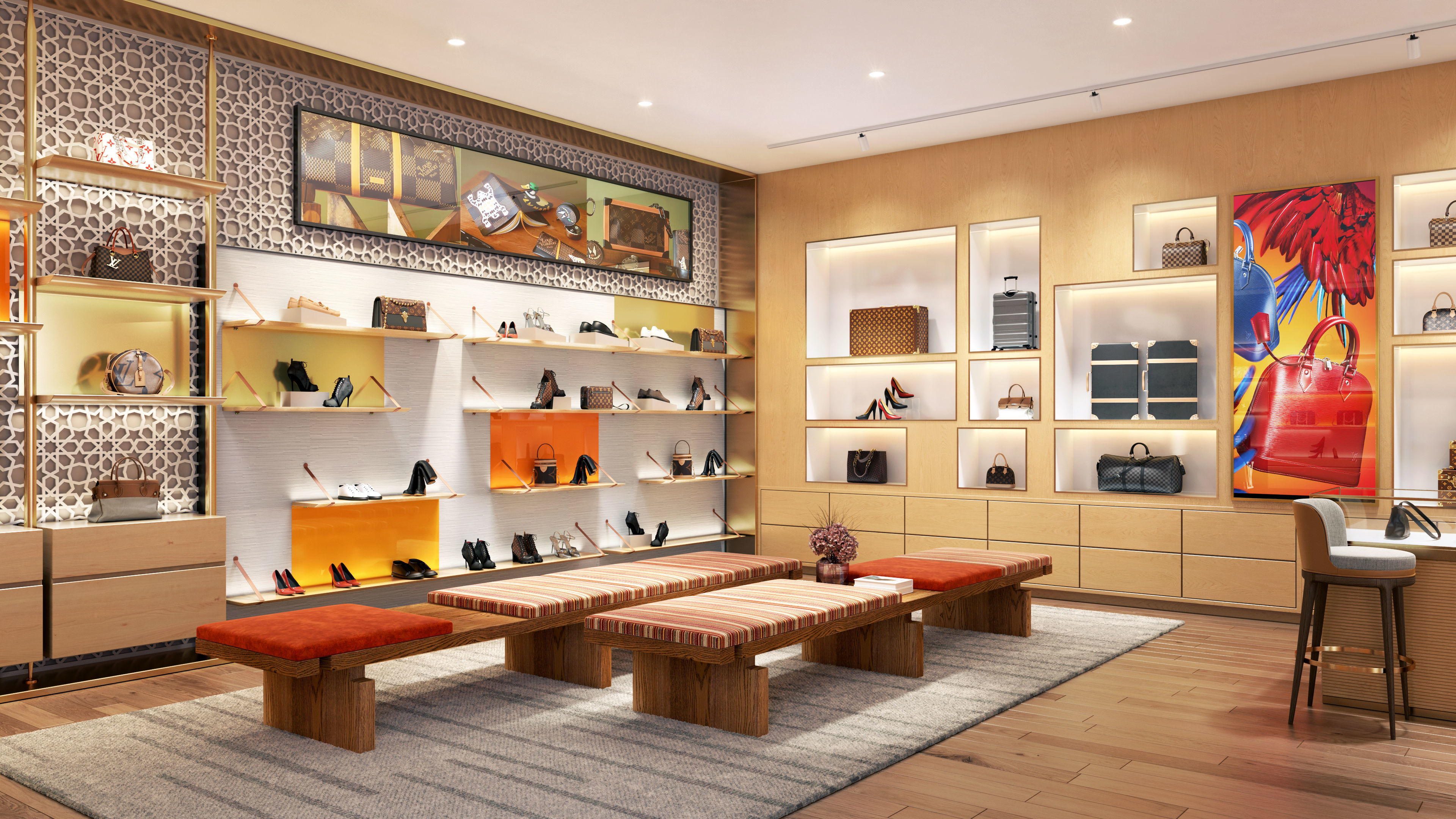 Louis Vuitton 3D Store 3D model 10 3D model_3