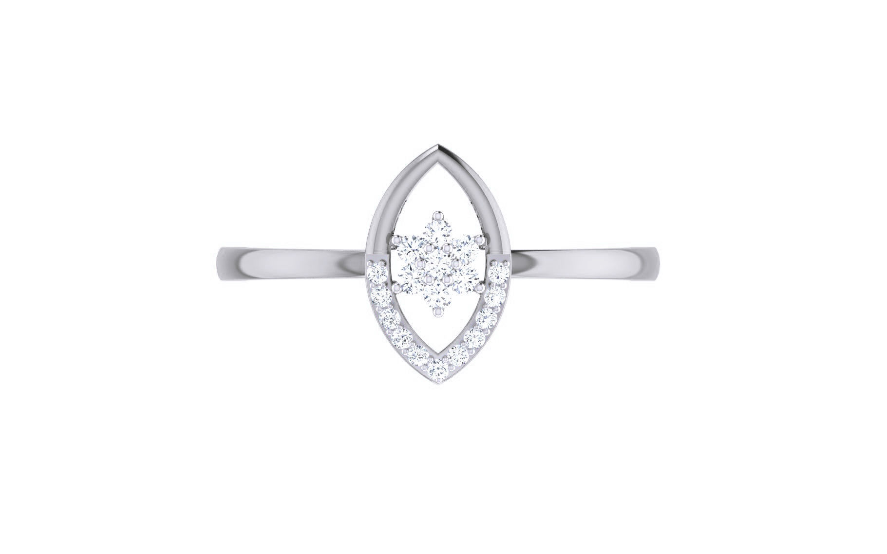 Ultra light wt Women Ring 3dm stl renders details 3D print model_6