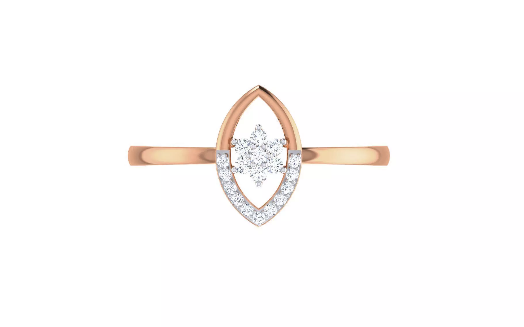 Ultra light wt Women Ring 3dm stl renders details 3D print model_0